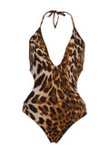 BLUE MAN leopard print swimsuit