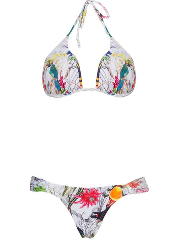 BLUE MAN printed bikini