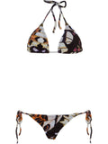 BLUE MAN butterfly wing print bikini