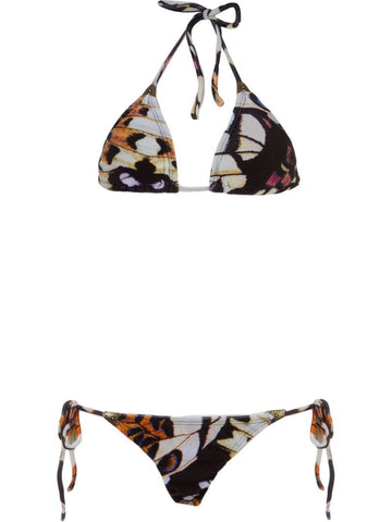 BLUE MAN butterfly wing print bikini